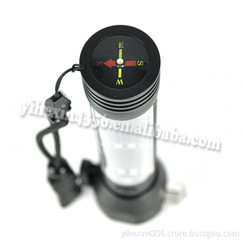 USB Rechargeable Solar Flashlight USB Charge with Output